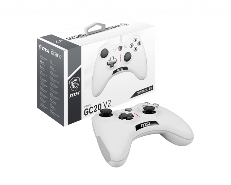 MSI Force GC20 V2 - Gamepad - trådbunden - S10-04G0020-EC4