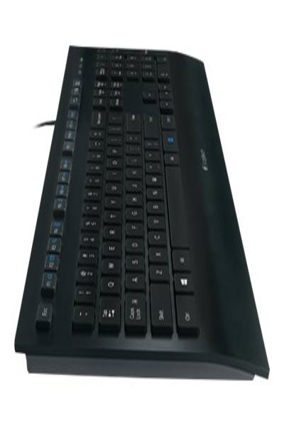 Logitech Keyboard K280e for Business - Full-size (100%) - Wired - USB - AZERTY - Black - 920-005210