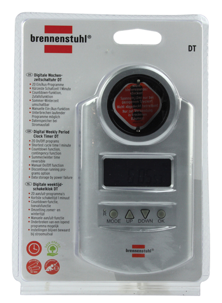 Brennenstuhl Digital Weekly Timer DT (1507500) - 1507500
