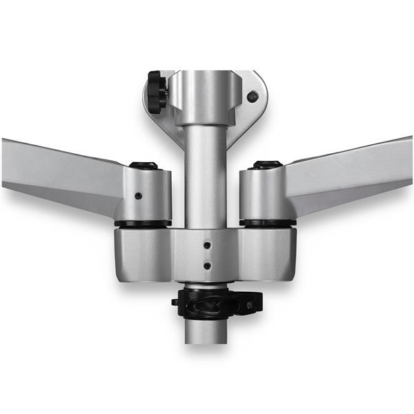 Wall Mount Workstation - Foldable Ergonomic Standing Desk - Height Adjustable 34 VESA Monitor Arm/Padded /Mouse Tray Plastic Aluminum Steel Mounting Bracket 13-30 LCD display / keyboard / mus - WALLSTSI1