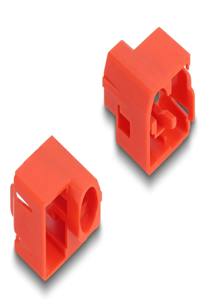 Delock LAN-portblockerare - röd (10-pack) - 20929