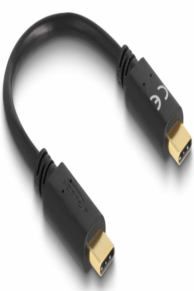 Delock USB-kabel - 24-stifts USB-C (hane) till 24-stifts USB-C (hane) - 85356