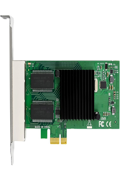 Carte réseau Gigabit InLine Quad 4x RJ45 PCIe