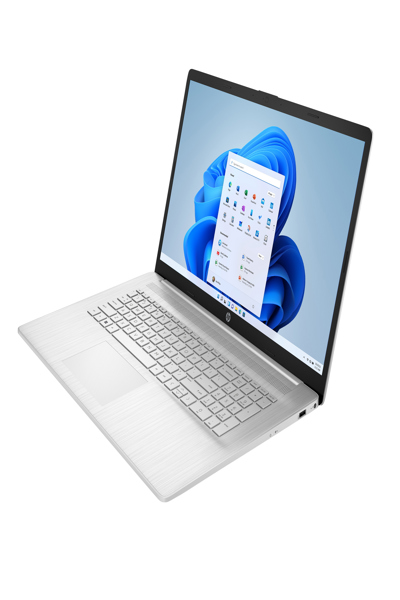 HP 17 Ryzen 5-7520U Notebook: 16GB/512GB SSD, Windows 11 Silver