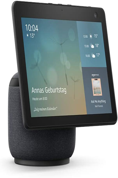 Amazon Echo Show 10 (3rd Gen) - Amazon Alexa - Rectangle - White - 25.6 cm (10.1") - 13 MP - English - Spanish - B084P3KP2S