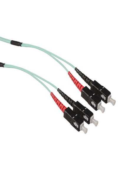 ACT 10 meter Multimode 50/125 OM3 duplex ruggedized fiber cable with SC connectors - 10 m - OM3 - 2x SC - 2x SC