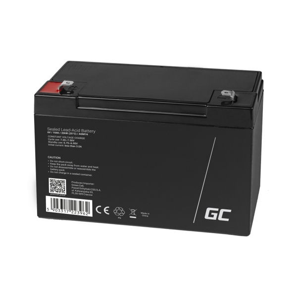 AGM16 UPS battery Sealed lead acid (VRLA) 6 V 10 Ah - AGM16
