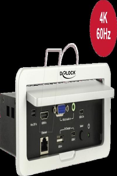 Delock Multi-AV till HDMI-konverterare för bordsmontering - 87733