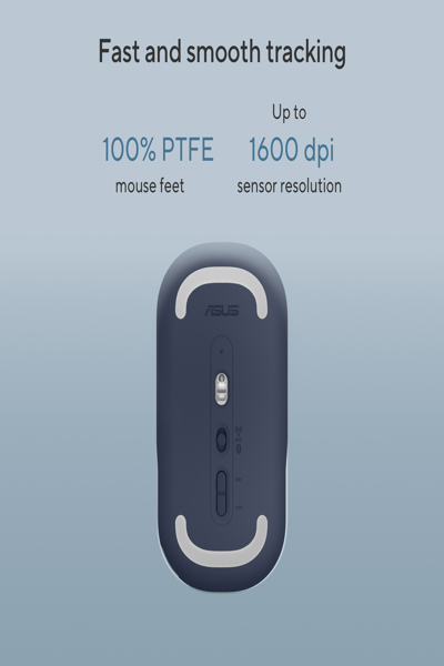 ASUS 90XB07A0-BMU0A0 Mouse Marshmallow Md100 optical 1,600 dpi - 90XB07A0-BMU0A0