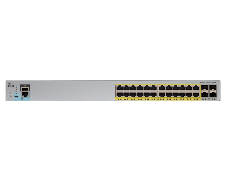 Catalyst 2960L-24PS-LL Switch Managed PoE+ (195 W) - WS-C2960L-24PS-LL