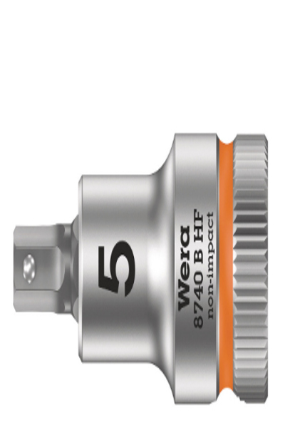 Wera 05003033001, Douille, 3/8", Métrique, 1 tête(s), 5 mm, Acier au chrome-vanadium