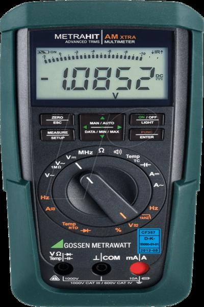 GMC Instruments Metrahit X-tra - Multimètre AM X-tra numérique 12 000 points