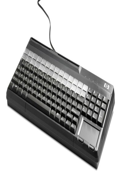 HP POS USB Keyboard: with Magnetic Stripe Reader