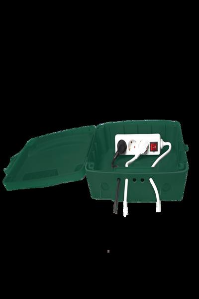 LogiLink utomhuskabelskyddsbox: Grön - LPS272