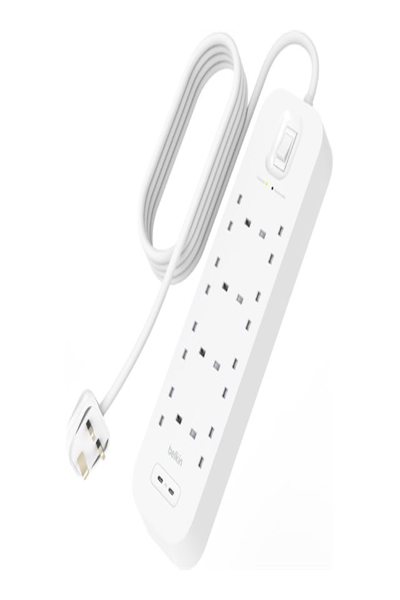 Belkin Surge Protection USB-C 8 Outlets Double 30W PD - SRB004VF2M