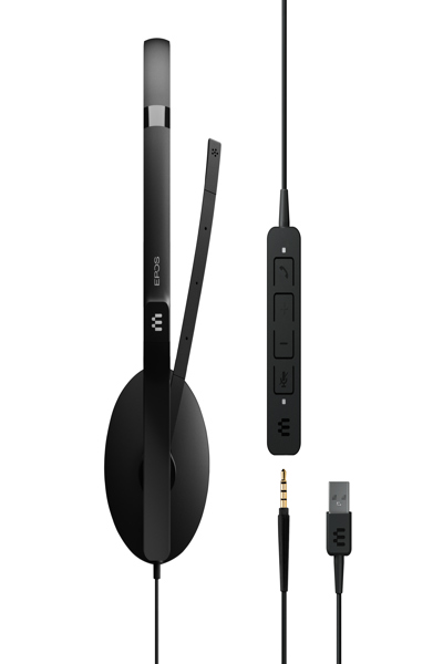 EPOS | SENNHEISER ADAPT 165 USB II - Wired - Office/Call center - 20 - 20000 Hz - 145 g - Headset - Black - 1000916