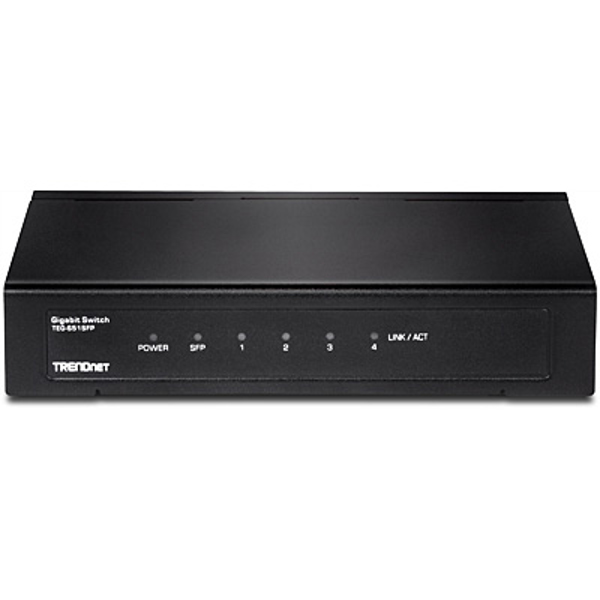 TRENDnet TEG-S51SFP - Gigabit Switch - TEG-S51SFP