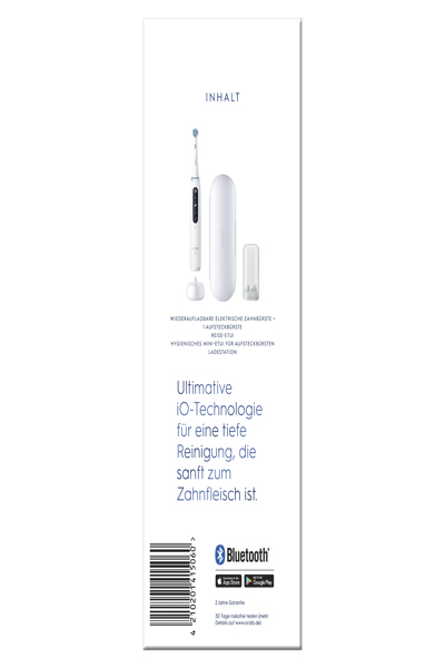 Braun iO Series 5 - Adult - Rotating-oscillating toothbrush - Daily care - Intense - Sensitive - Super sensitive - Whitening - White - 2 min - White