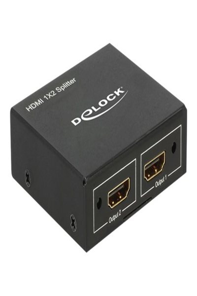 Delock HDMI-splitter 1 x HDMI in > 2 x HDMI ut 4K - 87701