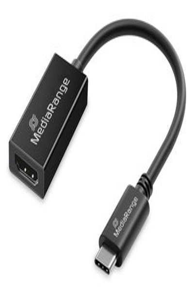 MEDIARANGE USB-C TO HDMI AUDIO/VIDEO CONVERTER BLACK - MRCS234