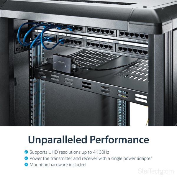 StarTech HDMI Extender over Cat5e / Cat6 - HDMI over Ethernet Extender 70.0m - extension for video/audio - up to 70 m (ST121HDBTE) - ST121HDBTE