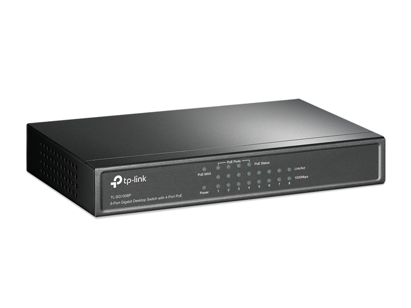 TP-LINK TL-SG1008P - Network Switch - Unmanaged - TL-SG1008P