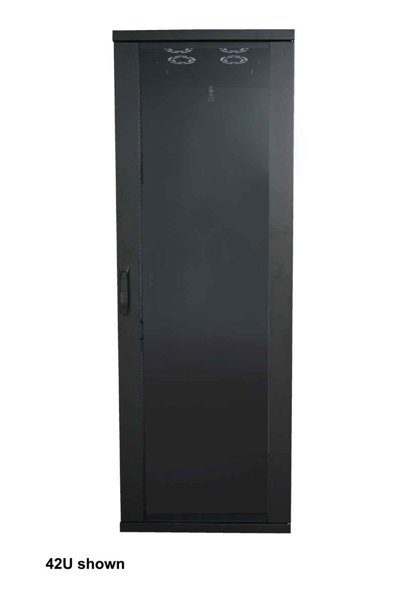 Intellinet 19" Network Cabinet - Free Standing (Basic) - 32U - 600x800mm (width x depth) - Black - Flatpack - Max 600kg - Single-Point Door Lock - One Lock Per Side Panel - Usable Depth 123 to 573mm - Rack - IP20 rated - Steel - Freestanding rack - 32U - 600 kg - Ke - 715386