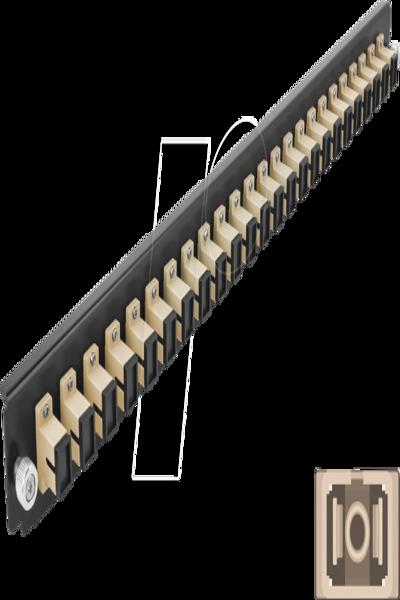 Delock Fiber-optic splice box rack mount panel - 43353