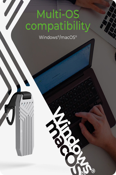 ICY BOX IB-1919M-C42 SSD Enclosure M.2 40Gbps - IB-1919M-C42