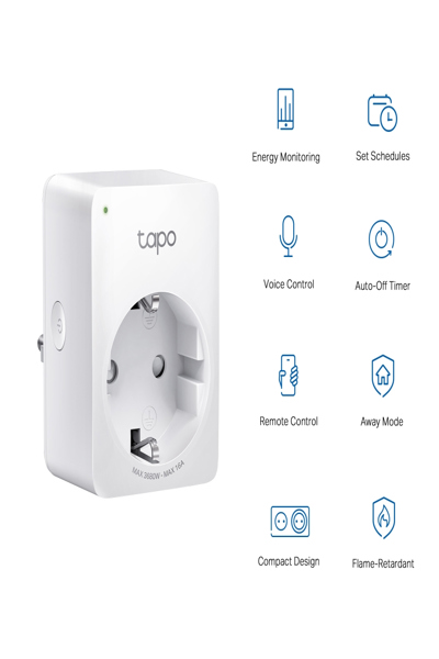 TP-LINK Tapo Mini smart Wi-Fi-uttag energiövervakning - TAPO P110(EU)
