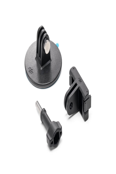 Kit de base adhésive pour DJI Action 3 - Kit caméra - 16 g - Noir
