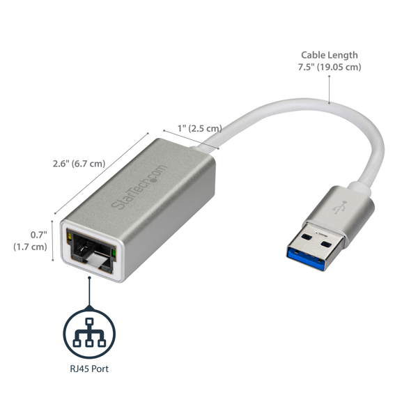 StarTech USB 3.0 Network Adapter - USB31000SA