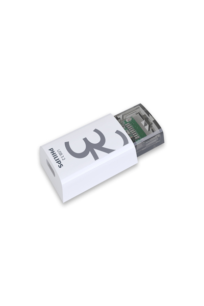 Philips Click 32GB USB Type-C 3.2 Gen 1 120MB/s Cap Transparent - FM32FD175B/00