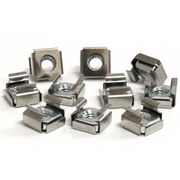 StarTech M6 Cage Nut for Server Rack 50 Pcs CABCAGENUTS6 - CABCAGENUTS6