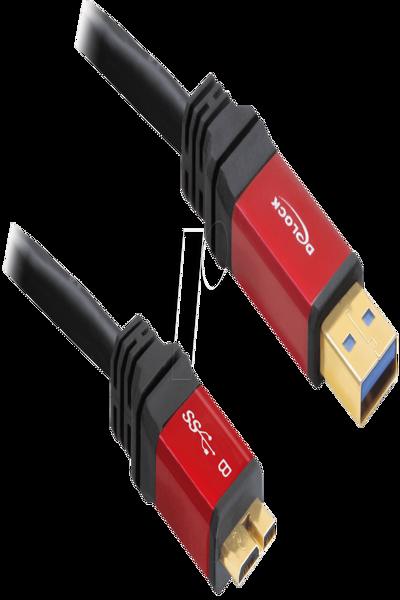 Delock Premium - USB-kabel - USB typ A (hane) till Micro-USB typ B (hane) - 82760