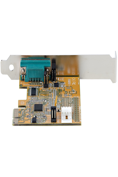 StarTech.com PCI Express Serial Card, PCIe to RS232 (DB9) Serial Interface Card, PC Serial Card with 16C1050 UART, Standard or Low Profile Brackets, COM Retention, For Windows & Linux - 11050-PC-SERIAL-CARD