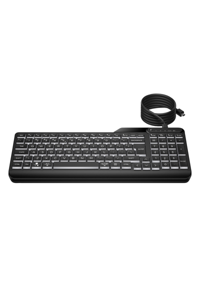 HP 405 Multi-Device Backlit Wired Keyboard: USB-C - 7N7C1AA