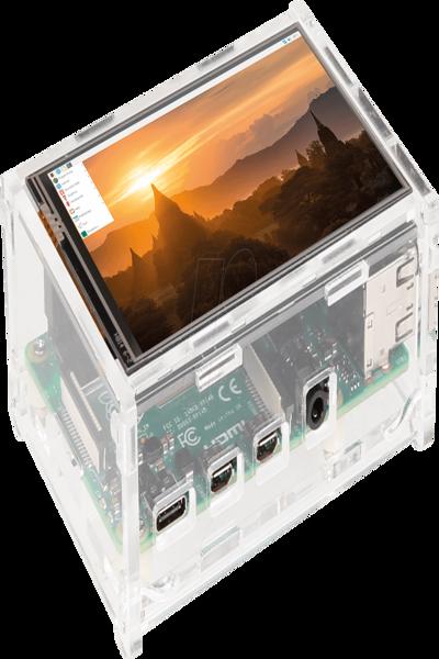 Raspberry Pi JOY-iT genomskinligt akrylhölje - RB-TFT3.2-CASE