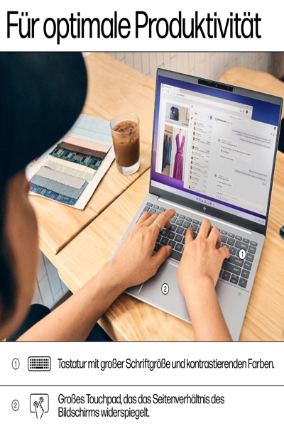 HP Pavilion Plus 14-ew1172ng 35.56cm 14Zoll 2.8K Intel Core Ultra 7 155H 32GB 512GB - Core Ultra 7 - 512 GB - 9Z340EA#ABD