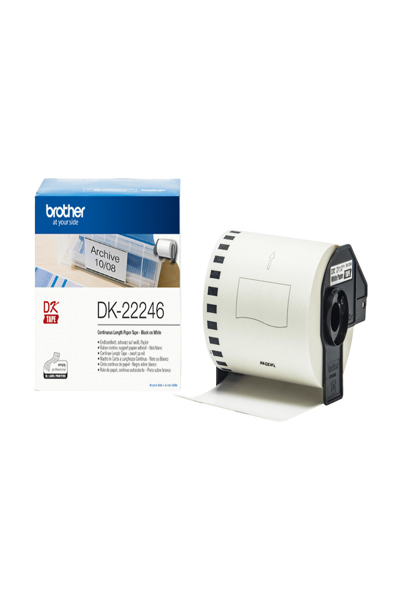 Brother DK-22246 - Paper - black on white - DK22246