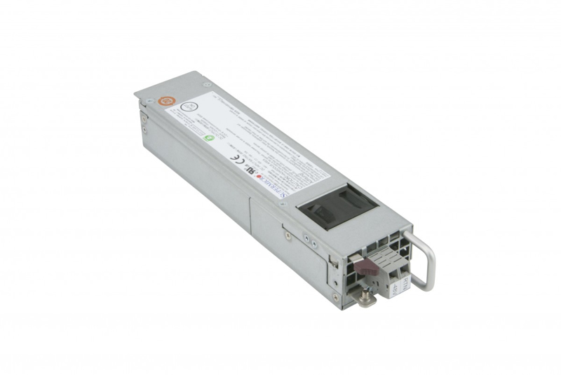 SuperMicro 1U 600W Redundant PWS-601D-1R DC48V input - PWS-601D-1R
