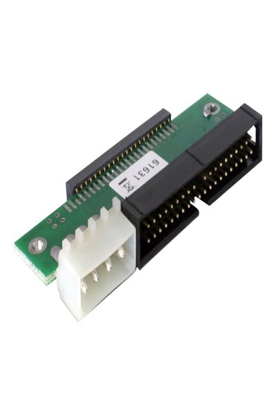 Delock IDE / EIDE-adapter - 40-pins IDC, 4-pins intern ström (hane) till 44-pins IDC (hane) - 61631