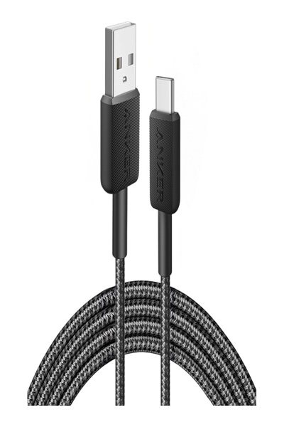 Câble Anker 322 USB-A vers USB-C, 0,9 m, noir