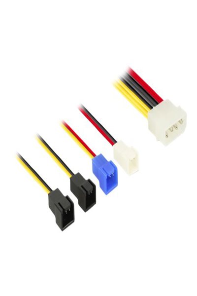 Delock Molex 4-pins > 4 x 2-pins fläkt (12 V / 7 V / 5 V) - 85516
