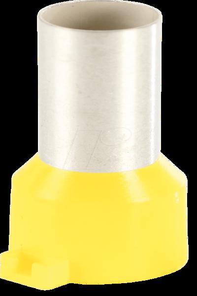 Embout de câble Schneider Electric DZ5CA253D, 25 mm², jaune, paquet de 100