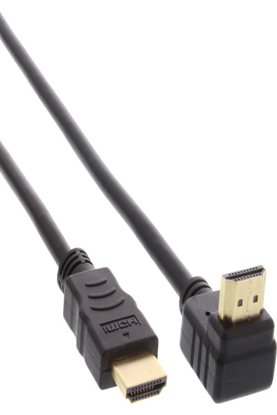 InLine High Speed HDMI Cable with Ethernet - angled - 5m - 17005V