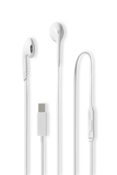 Nedis KopfhÃƒÂ¶rer mit Kabel HPWD4024WT - Headphones - Volume control