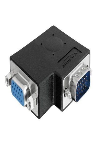 Delock Adapter VGA male / female 90° angled - 65345