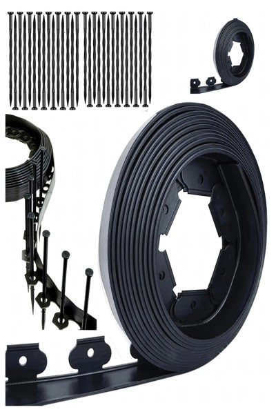 Ensemble de bordures de jardin Forêt-Noire 1016 Extralink