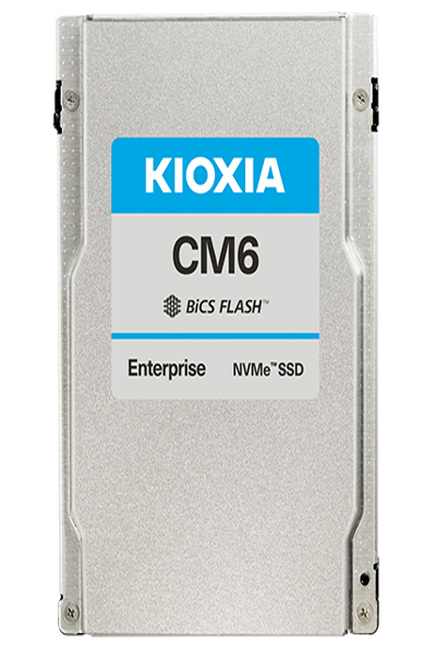 Kioxia CM6-R, 7,68 To, 2,5", 6900 Mo/s, 64 Gbit/s